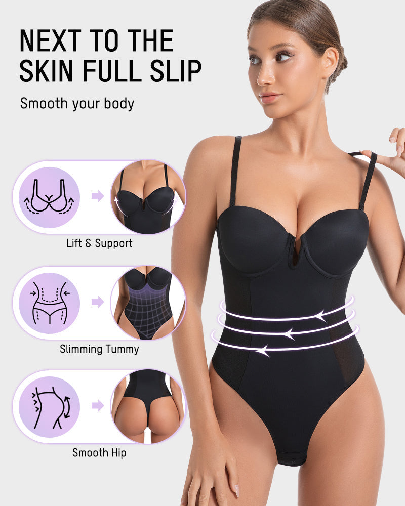 All-in-One Shaping Bodysuit Thong