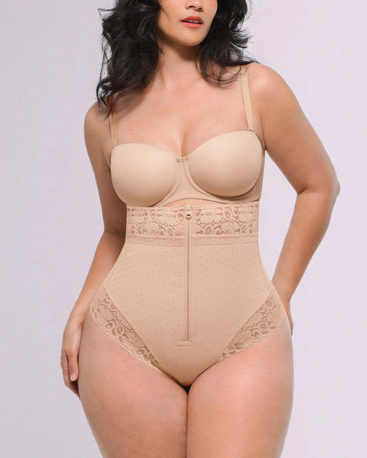 Bare Essentials™ AirSlim® High-Waisted Polka Dot Shaping Thong