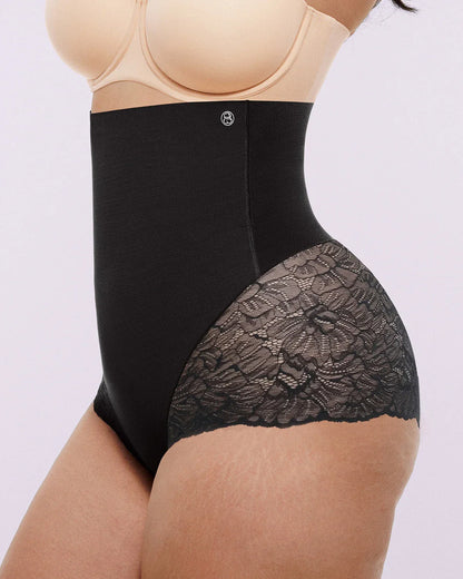 Komfortfit | High-Waisted  Sheer Lace Brief
