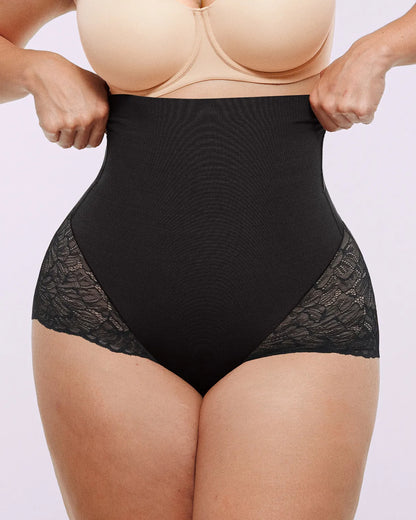 Komfortfit | High-Waisted  Sheer Lace Brief