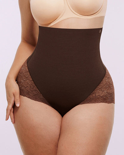 Komfortfit | High-Waisted  Sheer Lace Brief