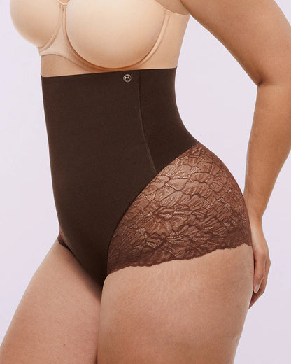 Komfortfit | High-Waisted  Sheer Lace Brief