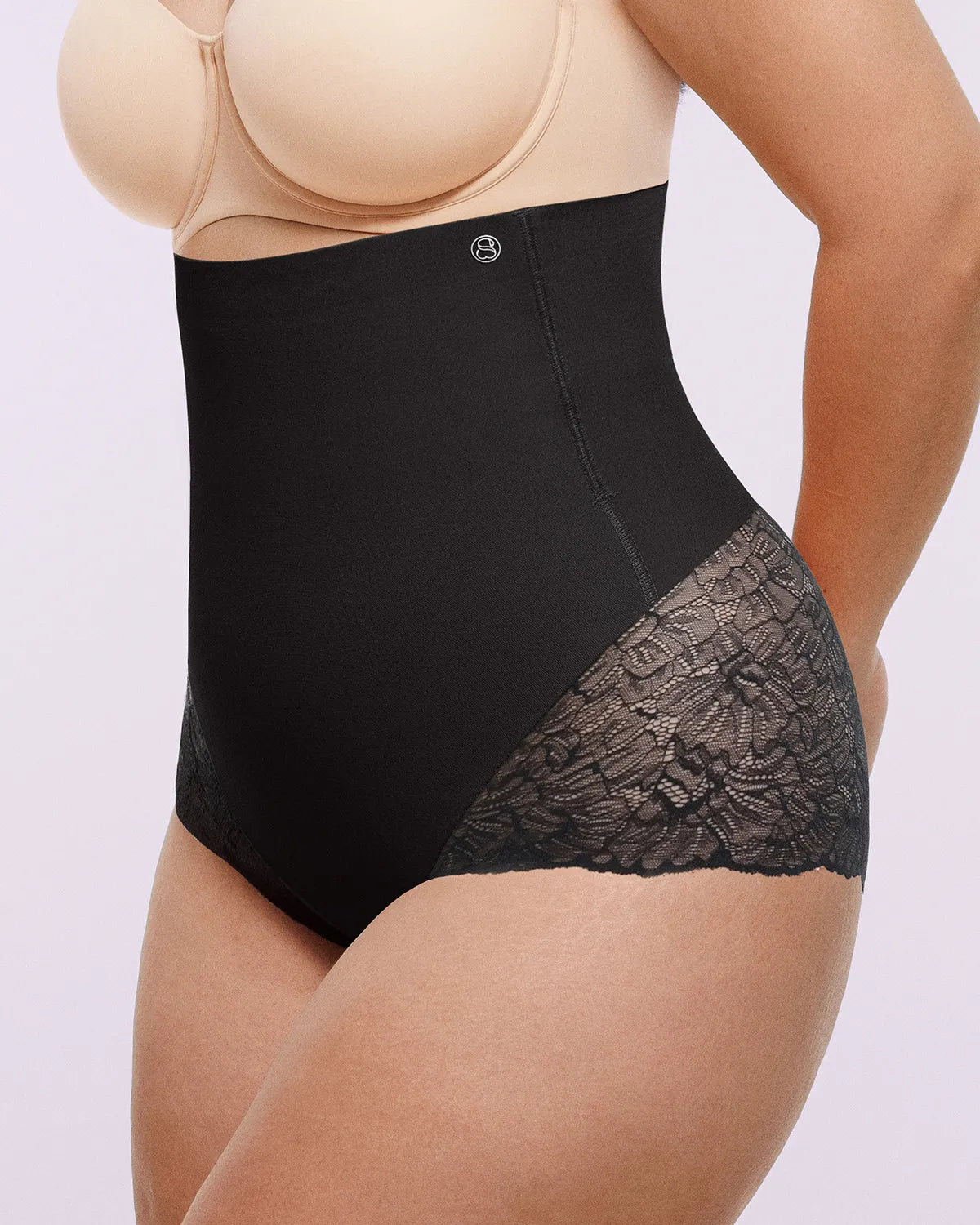 Komfortfit | High-Waisted  Sheer Lace Brief